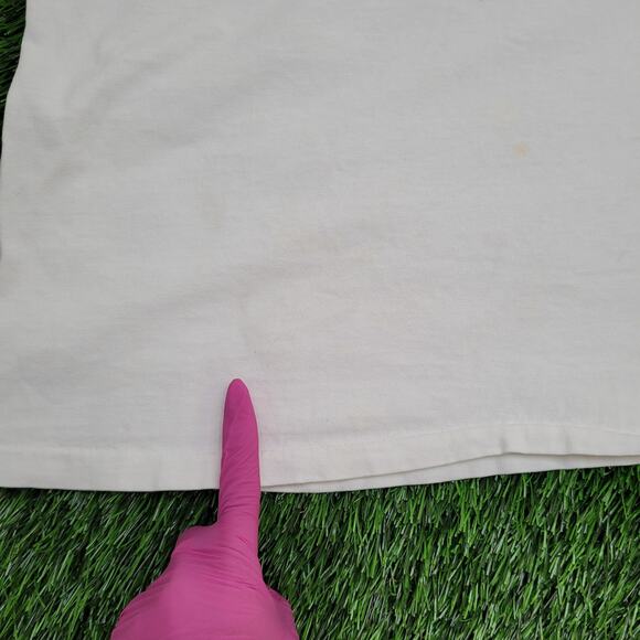 Vintage 90s Funny Dollie Llama Shirt XL/2XL 24x27 White Bar-&-Grill - Picture 6 of 15